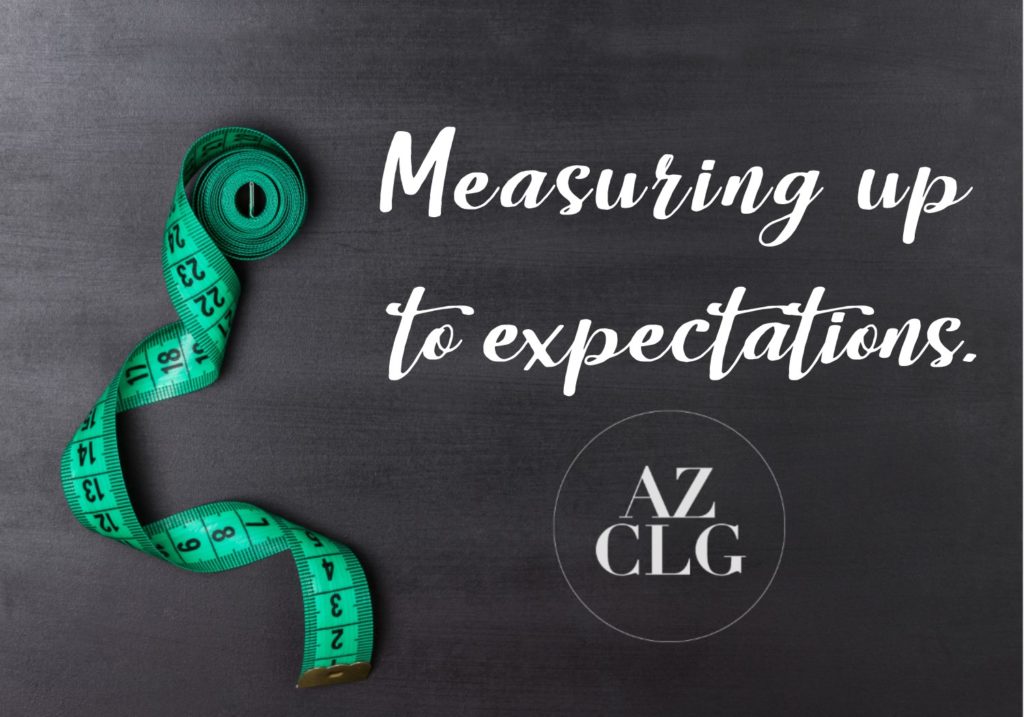 Measuring up to expectations